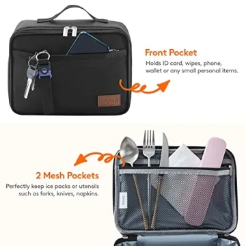 Lifewit Insulated Lunch Box with Ice Packs for All