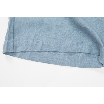 Stylish ECUPPER Women's Linen Capri Pants for Summer Fashion