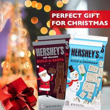 Chocolate XL Build a Santa and Snowman 4 Pack Gift