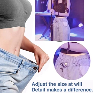 Adjustable Metal Pants Buttons – Quick Fix for Loose Jeans