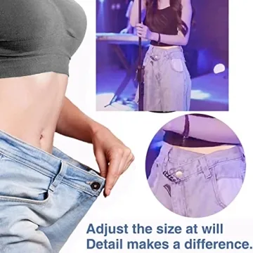 Adjustable Metal Pants Buttons – Quick Fix for Loose Jeans