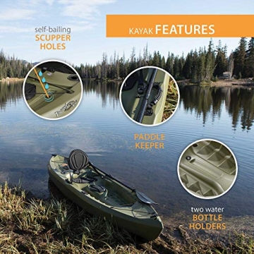 Lifetime Tamarack Angler Sit-On-Top Kayak for Fishing