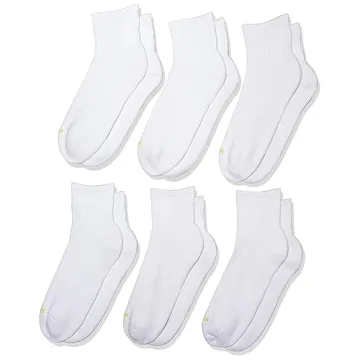 HUE Women's Mini Crew Sock 6 Pairs - Comfort & Style