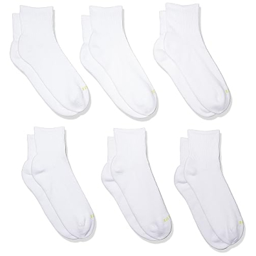 HUE Women's Mini Crew Sock 6 Pairs - Comfort & Style