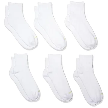 HUE Women's Mini Crew Sock 6 Pairs - Comfort & Style
