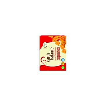Earth Balance Vegan Snacks, Cheddar Flavor Squares, 6 oz (Pack of 6)