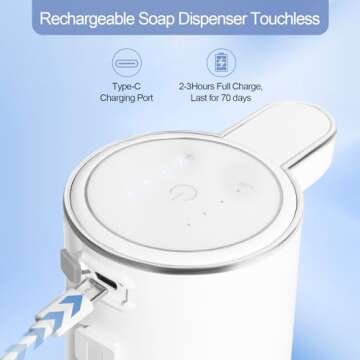 Touchless Automatic Soap Dispenser with Adjustable Levels