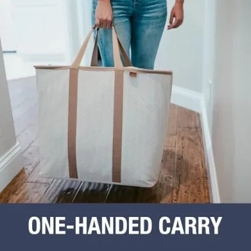CleverMade Collapsible Laundry Caddy - Space Saver and Stylish