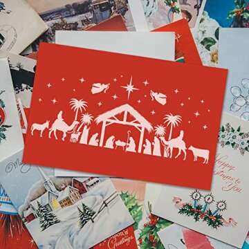 OLYCRAFT 2pcs Self-Adhesive Silk Screen Printing Stencils Christmas Theme Mesh Transfers Stencil Washable Reusable Silkscreen Stencil for Printing on Wood T-shirts Canvas Fabric - 28x22cm/11x8.5 inch