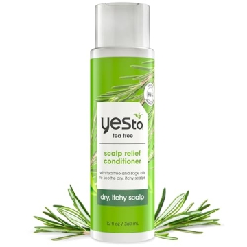 Yes To Tea Tree Scalp Relief Conditioner - Calms Dry Itchy Scalp, Hydrates & Softens With Tea Tree O...