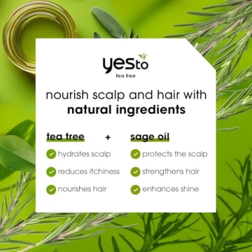 Yes To Tea Tree Scalp Relief Conditioner - Hydration & Soothing