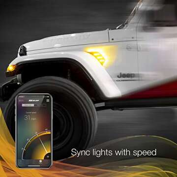 XKGLOW XK-Vent-RGB-KIT - Jeep Wrangler LED Lights