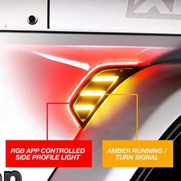 XKGLOW XK-Vent-RGB-KIT - Jeep Wrangler LED Lights