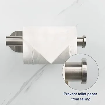 Self-Adhesive Toilet Paper Holder - No Drilling Required