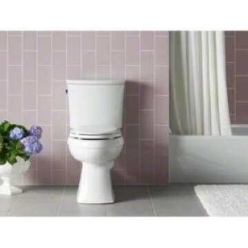 KOHLER K-3754-0 Kelston Comfort Height Elongated Toilet with AquaPiston