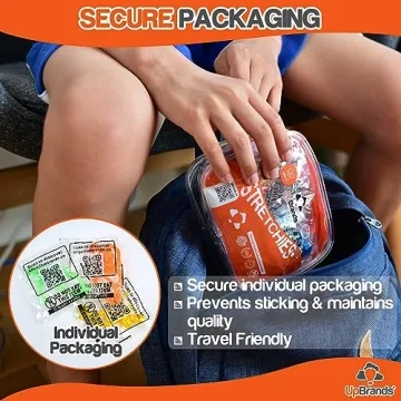 UpBrands Stretchy Skeletons 48 Pack Kids Party Favors