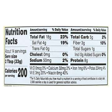 Santa Cruz Organic No Stir Peanut Butter 16 oz - Creamy Goodness