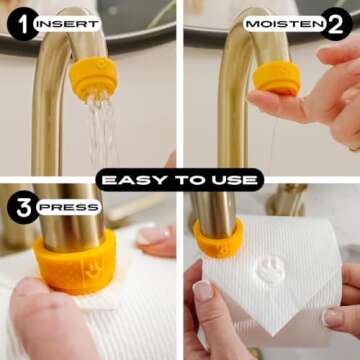 BURU SOLUTIONS Toilet Paper Stamp Fun (Smiley Face) - Add a Unique Personal Touch to Your Bathroom Decor! Enhance Your Home Decor. Ideal for Housekeeping, Hotels, Rentals, Home Staging Decor and More