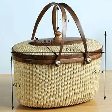 Teng Tian Nantucket Style Picnic Basket for All Occasions