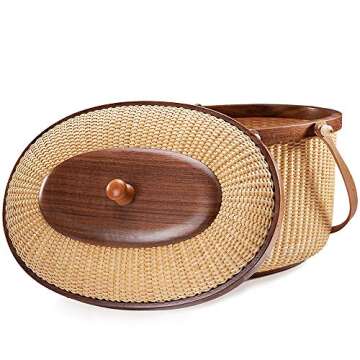 Teng Tian Nantucket Style Picnic Basket for All Occasions