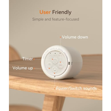 Dreamegg Portable White Noise Machine for Peaceful Sleep