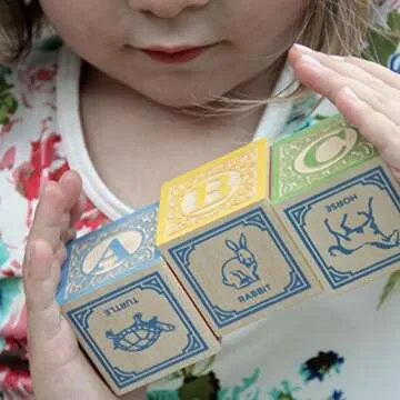 Uncle Goose Classic ABC Blocks - Safe Play for Toddlers