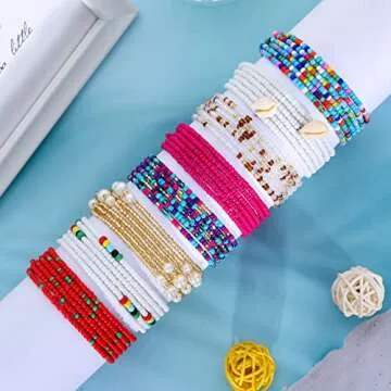 Honsny Colorful Women Waist Beads for All Occasions
