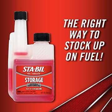 STA-BIL Fuel Stabilizer Keeps Fuel Fresh for 24 Months