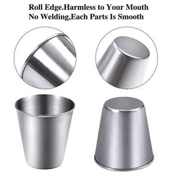 Durable Ruisita Stainless Steel Shot Cups for All Occasions