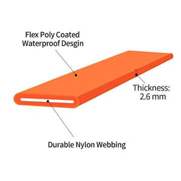 Long Leash Waterproof Training Longline Outdoor Dog Leash Great for Training, Beach, Yard, Play, Cam...