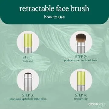 EcoTools Retractable Face Makeup Brush for On-The-Go