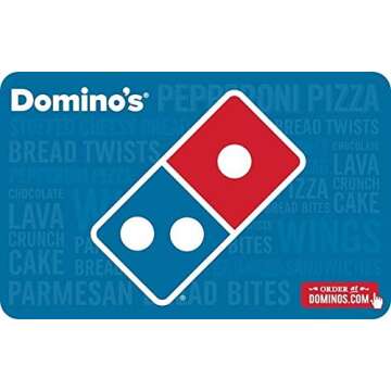 Convenient Dominos Pizza eGift Card for Delicious Dining