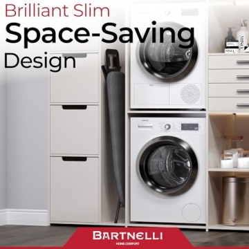 Bartnelli Ironing Board with 4 Layered Cover & Adjustable Height