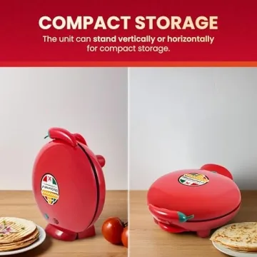 Elite Gourmet Quesadilla Maker - Easy 8" Non-Stick Cooking