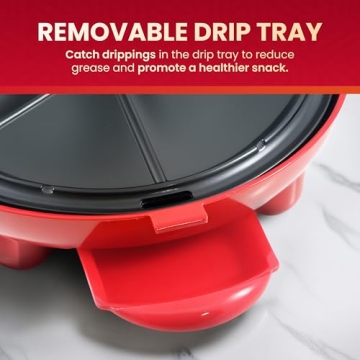 Elite Gourmet Quesadilla Maker - Easy 8" Non-Stick Cooking