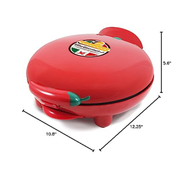 Elite Gourmet Quesadilla Maker - Easy 8" Non-Stick Cooking