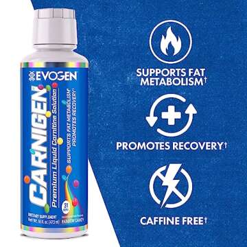 Evogen Carnigen Premium L Carnitine Liquid - 31 Servings