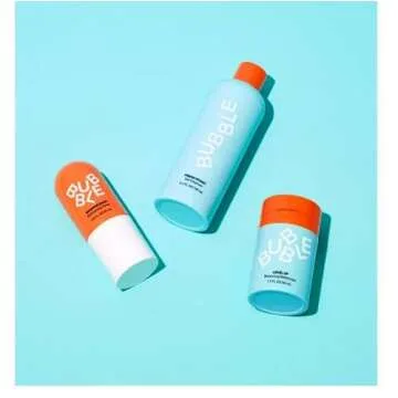 Bubble Skincare 3-Step Balancing Bundle, For Normal to Oily & Combo Skin, set of 3