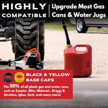 EZ-POUR Replacement Spout - Water Jug Or Gas Can Spout - Update Your Old Can