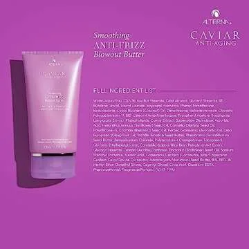 Alterna Caviar Anti-Aging Smoothing Anti-Frizz Blowout Butter, | Protects Hair from Heat Styling and Humidity | Sulfate Free , 5.07 Fl Oz (Pack of 1)
