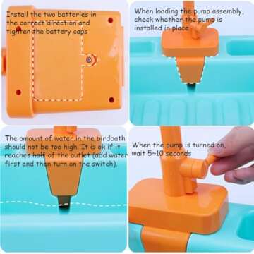 kathson Bird Bathtub Parrot Shower Box Bathing Tub Container Cage Accessory for Small Medium Parakeet Cleaning Supplies,Two Uses: Parrot Bathtub