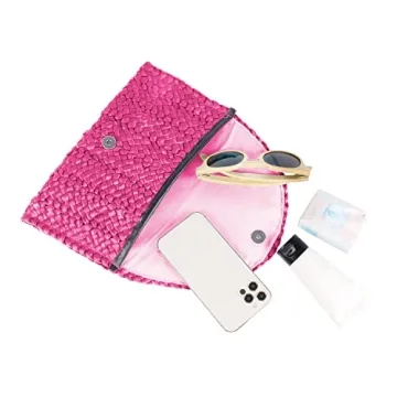 KUANG! Womens Straw Clutch Purse - Lightweight & Stylish