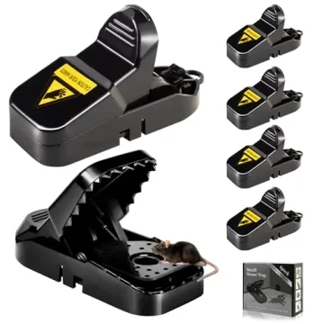 Mouse Traps 6-Pack - Reusable Indoor & Outdoor Catchers
