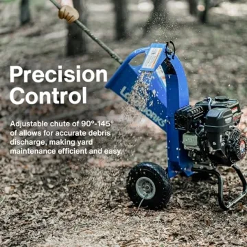 Landworks Mini Wood Chipper Powerful Compact Versatile Design
