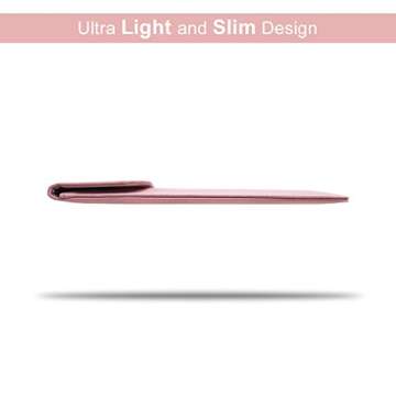 WALNEW 6 Inch Sleeve for All-New Kindle 2024 and 2022/Kindle 2019(J9G29R)/6" Kindle Paperwhite/Kindle Voyage/Kindle (8th Gen, 2016)/Kindle 4/5/Kindle Touch Protective Pouch Bag Case Cover, Pink