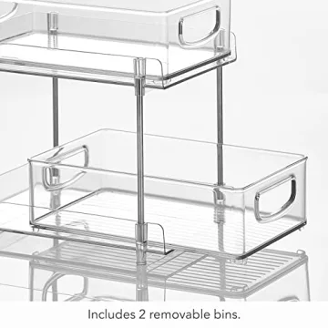 Nate Berkus 2-Tier Sliding Drawer Organizer for Kitchen