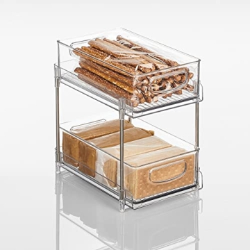 Nate Berkus 2-Tier Sliding Drawer Organizer for Kitchen
