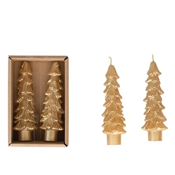 Elegant Tree Shaped Taper Candles Set for Celebrations