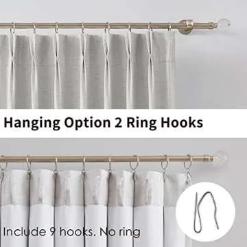 Elegant Blackout Pinch Pleat Curtains in Natural Beige