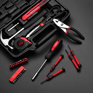 Versatile 39-Piece Tool Kit for Home and College Use